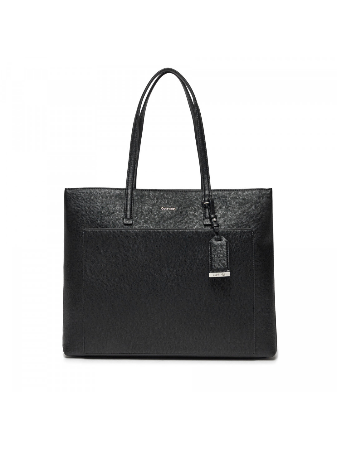 Kabelka Calvin Klein Ck Must Medium Shopper Caviar K60K613086 Černá